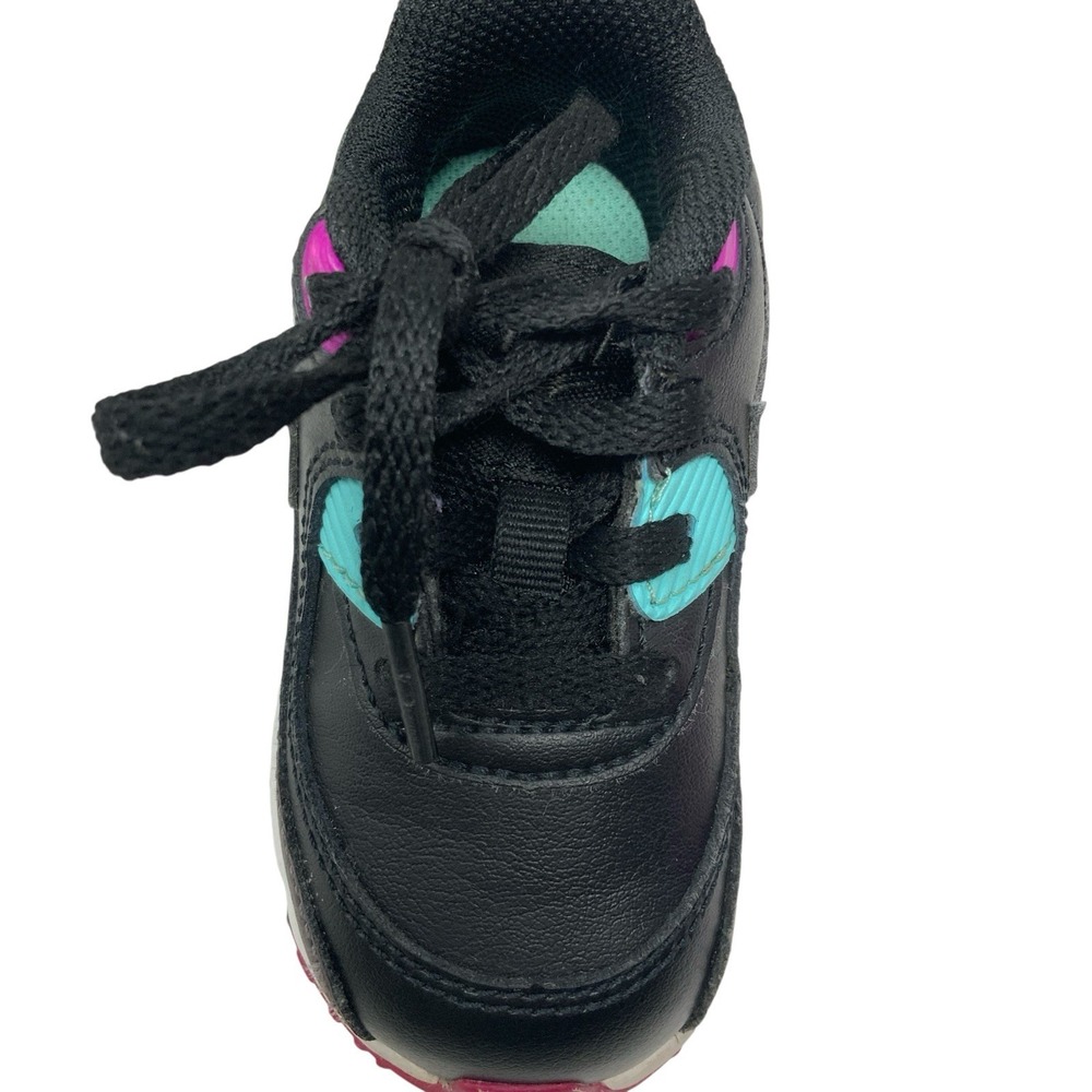 Nike Air Max 90 Shoes S833416-033 5C Toddler Baby Sneaker Shoes Black Pink Multi - Picture 14 of 15